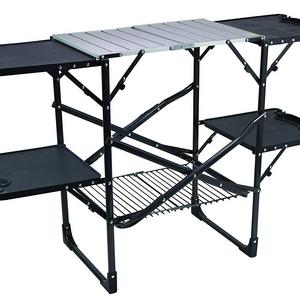 GCI Outdoor Slim-Fold Camp Kitchen Portable Folding Cook Station