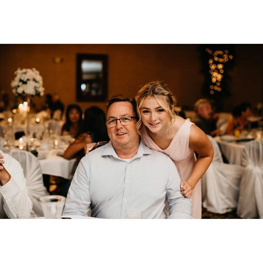 Dave and Cece at Josh and Sabrina's wedding