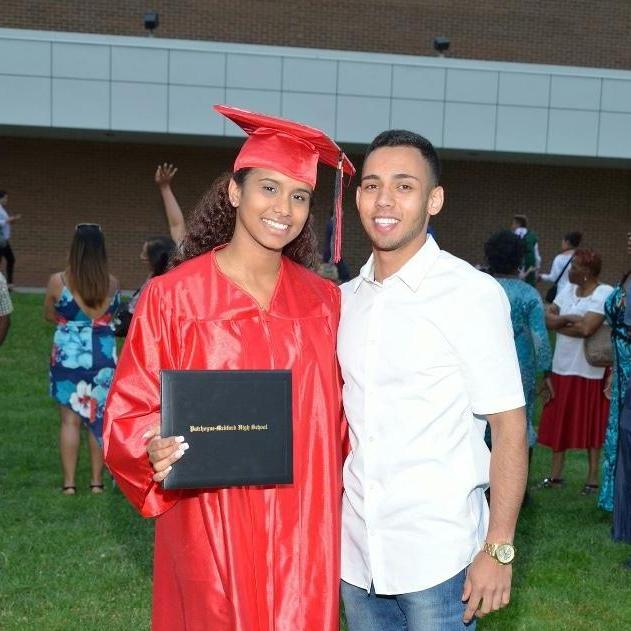 Melody's high school graduation
