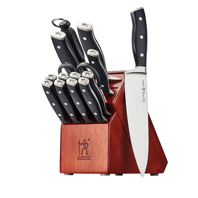 J.A. Henckels International Forged Accent 15-pc Knife Block Set