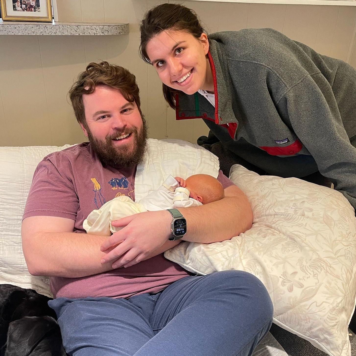 Meeting our nephew, Matthew Ramos