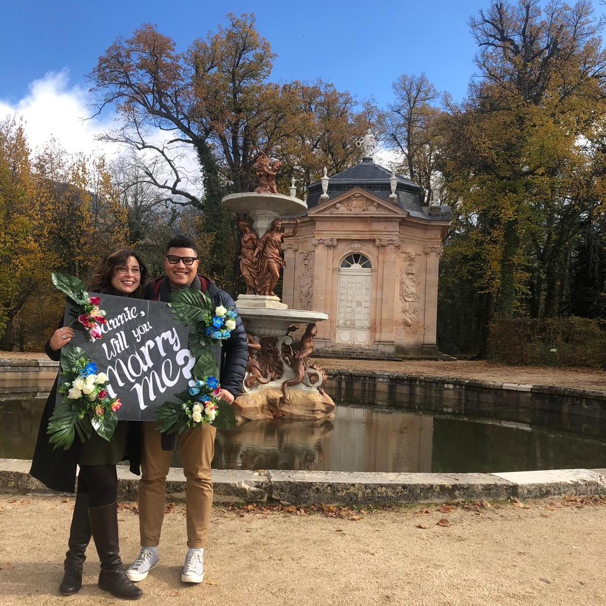 The day we got engaged!