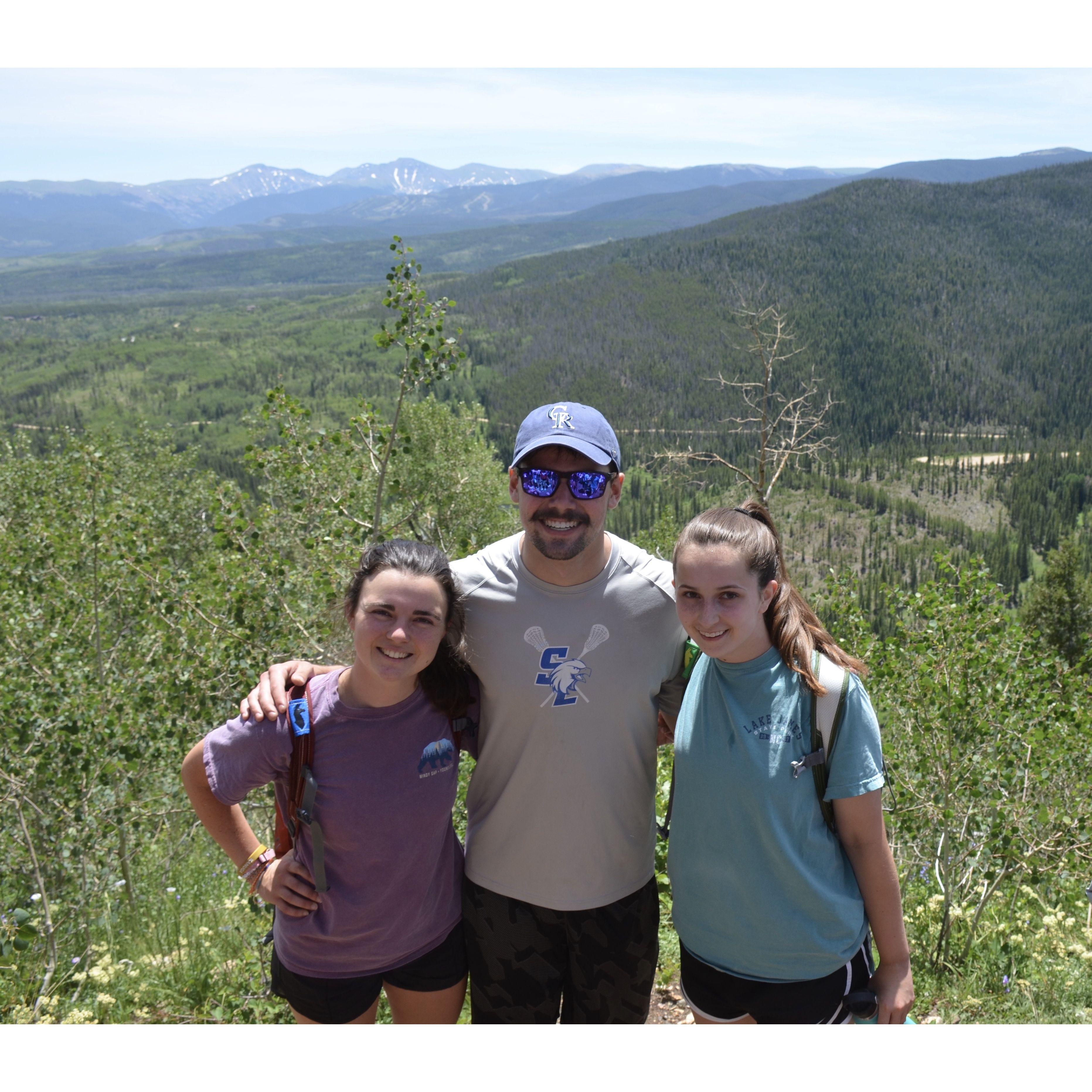 Taken on the hike at Crooked Creek Ranch (a Young Life camp) in 2019. We both led cabins of high school students, and we returned as leaders 4 years later as a couple!