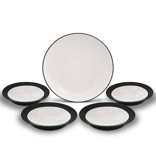 Noritake Colorwave Graphite Pasta Salad Set, 5-piece
