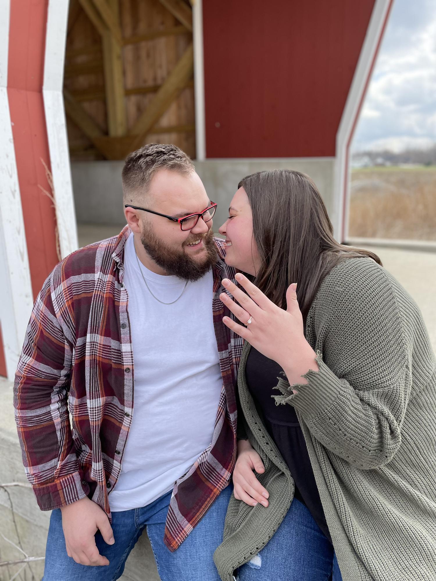 The day we got engaged!