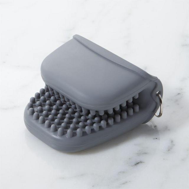 Grey Silicone Pinch Mitt