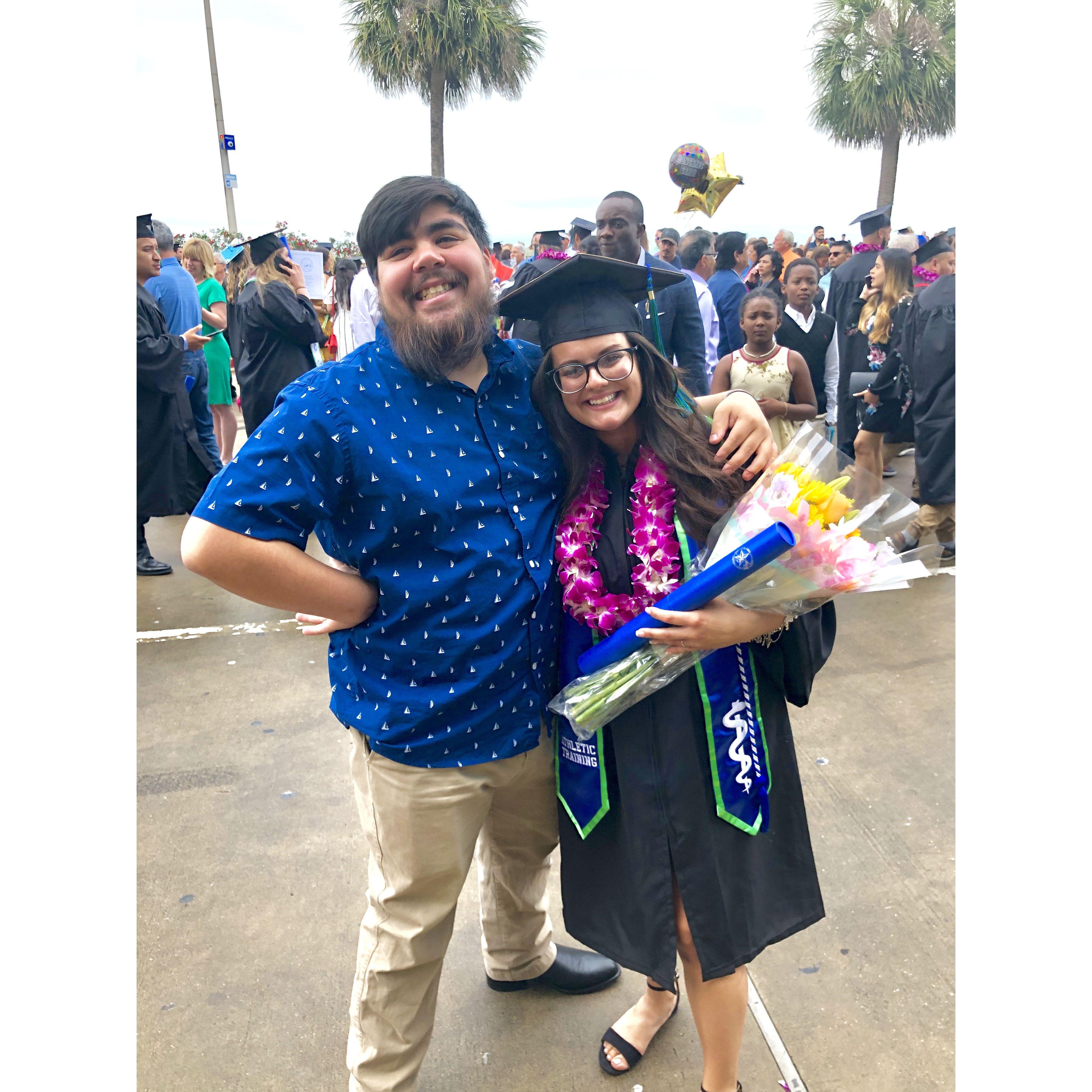 Graduation from TAMU-CC 5/11/2019