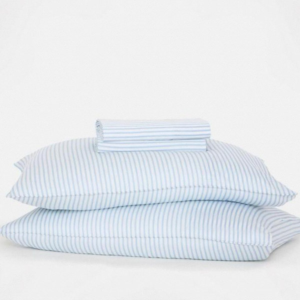 Breeze Sheet Set - Size King - color blue stripe