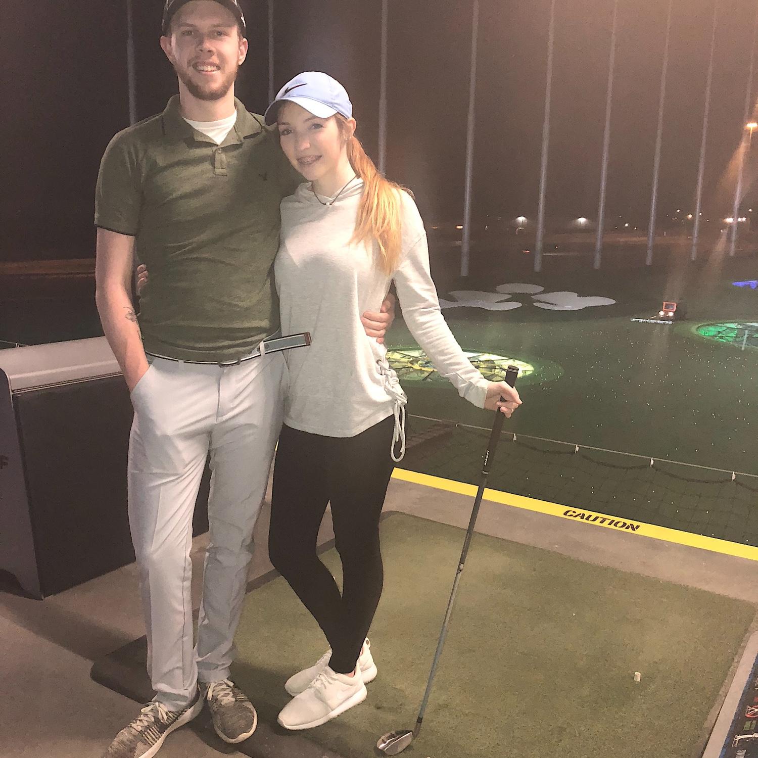 One of many trips to Top Golf