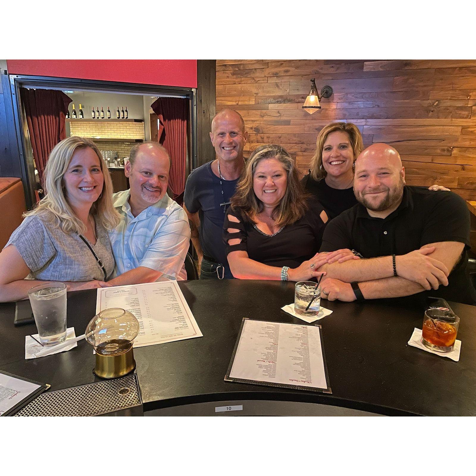 A rare Chicago gathering of friends.