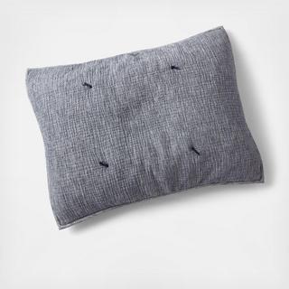 Aire Crinkle Cotton Blend Pillow Sham