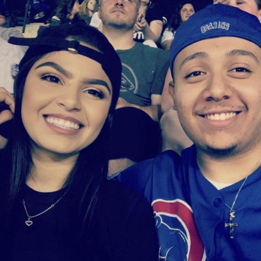 "Just Friends" hanging out at a crosstown game. Little did we know :)