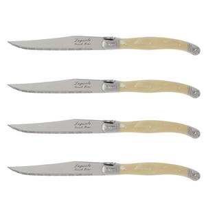 Laguiole Steak Knives in Ivory (Set of 4)