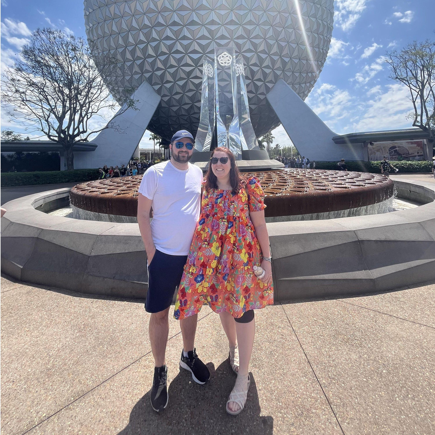 At Disney in Epcot.