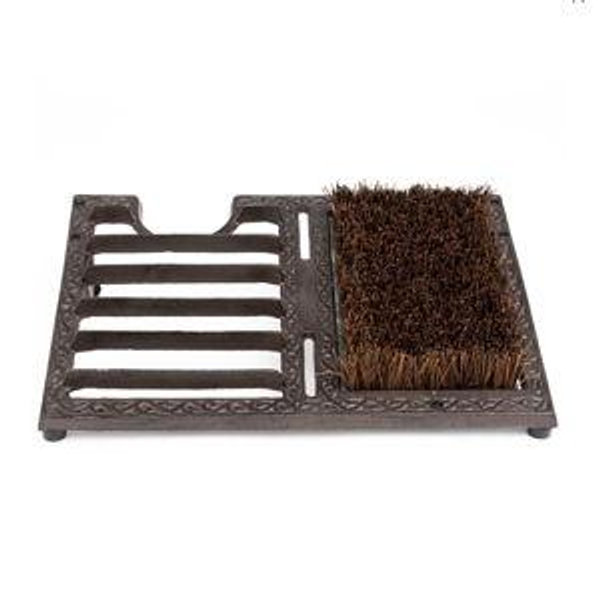 Boot Barn Ranch Cast Iron Boot Jack & Brush