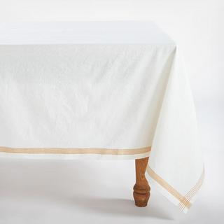 Simple Stitch Chambray Tablecloth