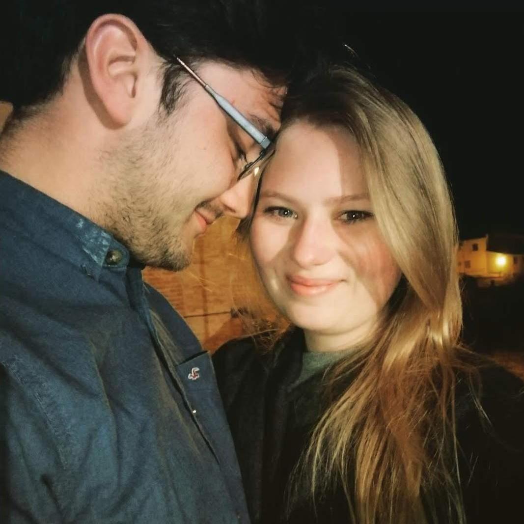 Boven op de berg, net na de proposal