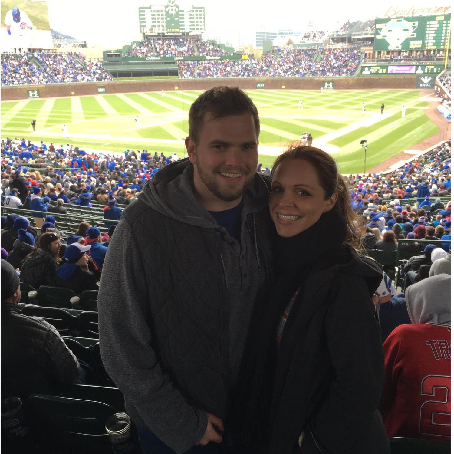 When we go to Cubs games, they hit grand slams (go Giants!)