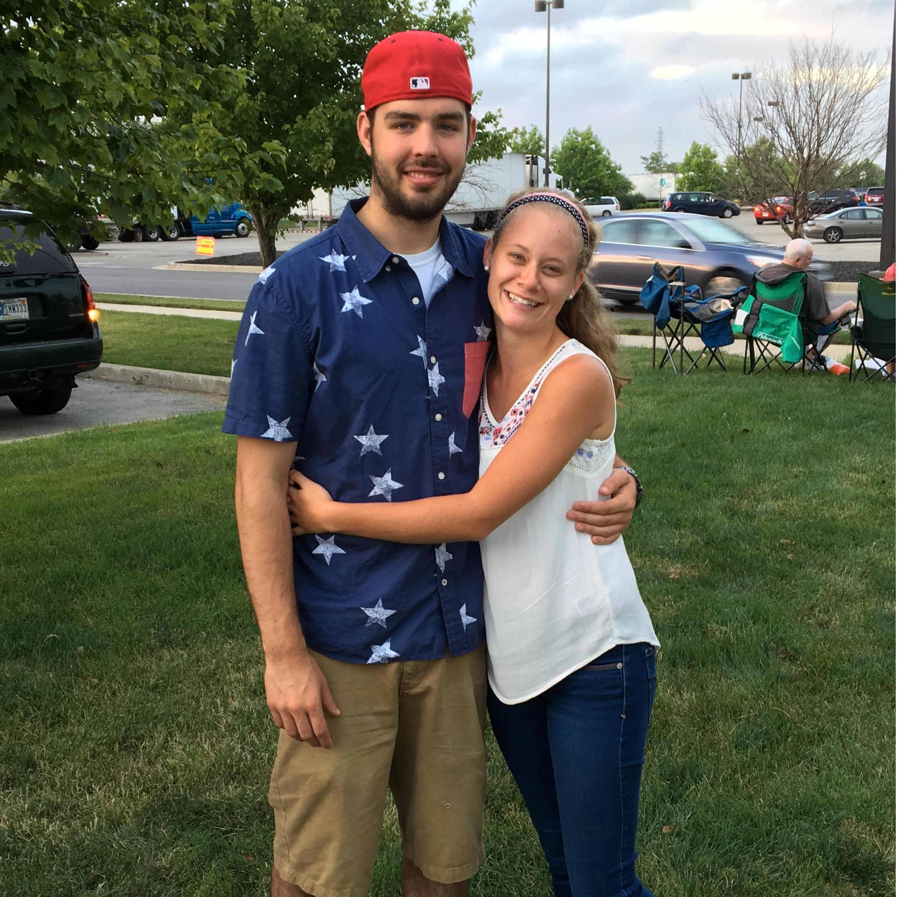 Our first 4th of July together
