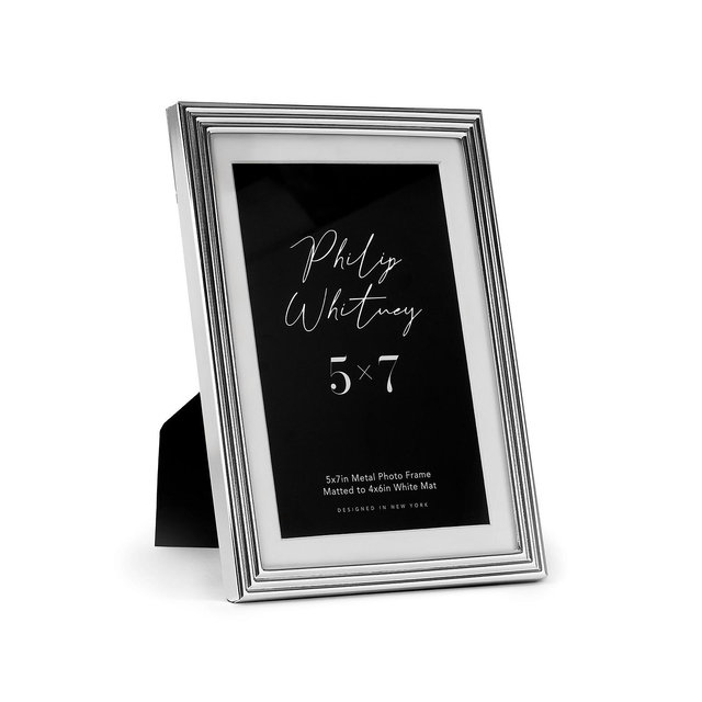 Philip Whitney Hayworth Metal Picture Frame, 5" x 7"