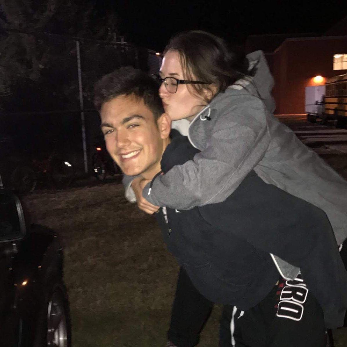 Sarah back from college about a week after she left...couldn't stay away - September 1, 2017
