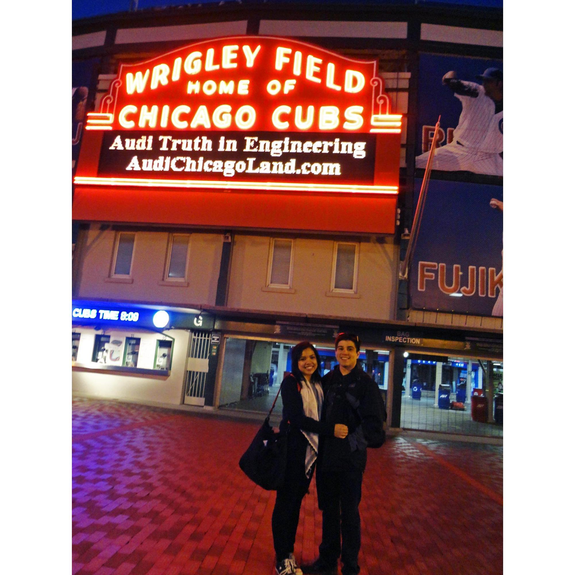our first trip to Chicago together