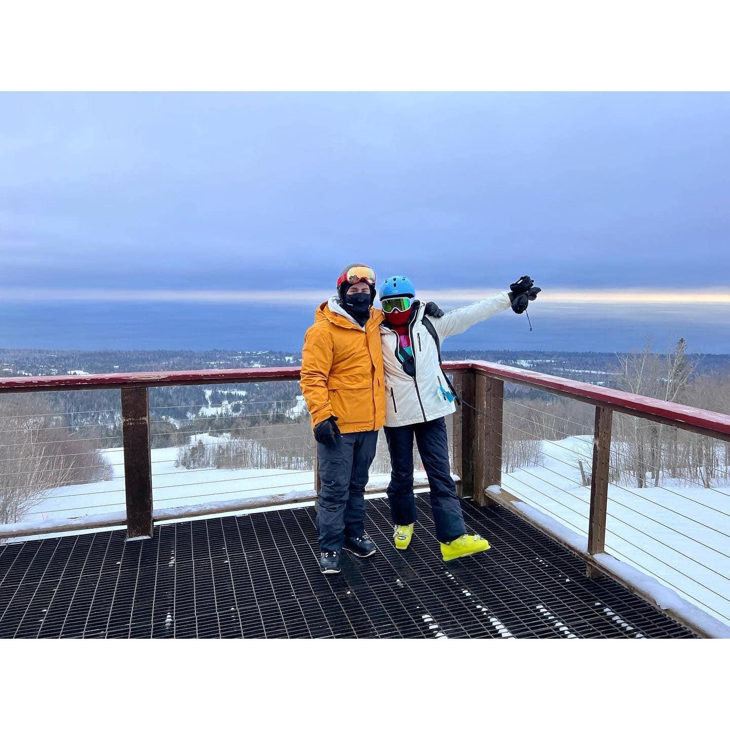 Skiing/Snowboarding together in Lutsen!