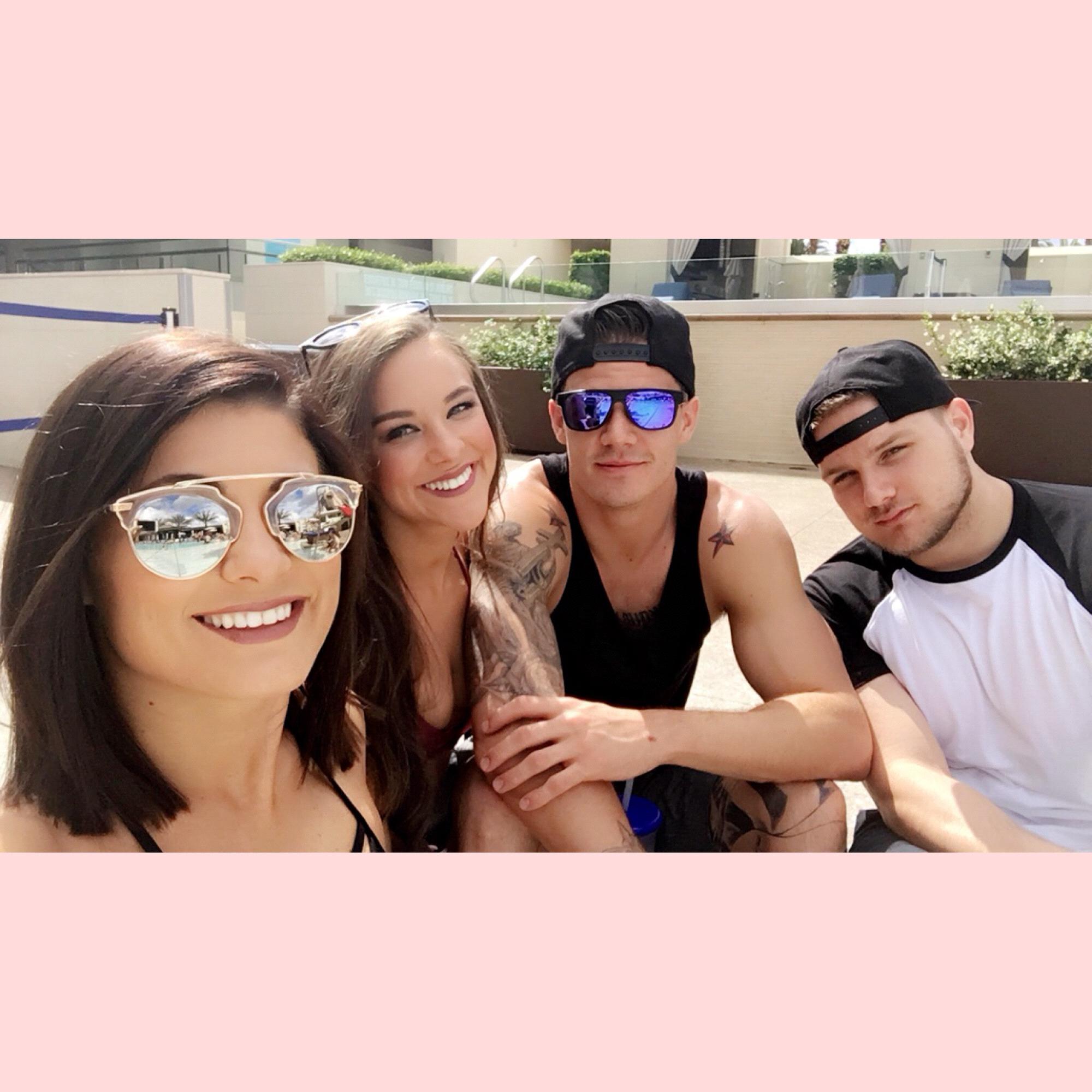 Maid of Honor, Adrianna & Best Man, Wes with us in Vegas
April 11, 2016