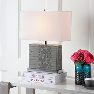 Delia Faux Alligator Table Lamp