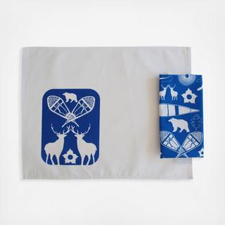 Napanee Blue Placemat Set of 4