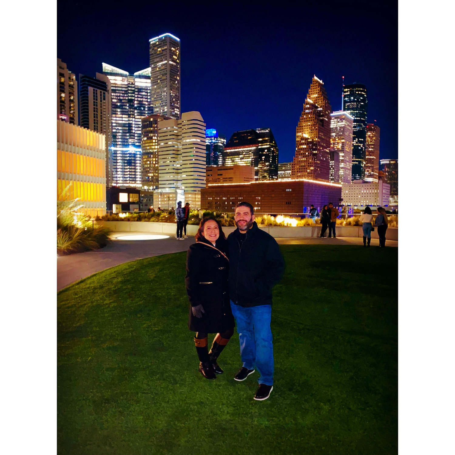 Date night in downtown Houston.