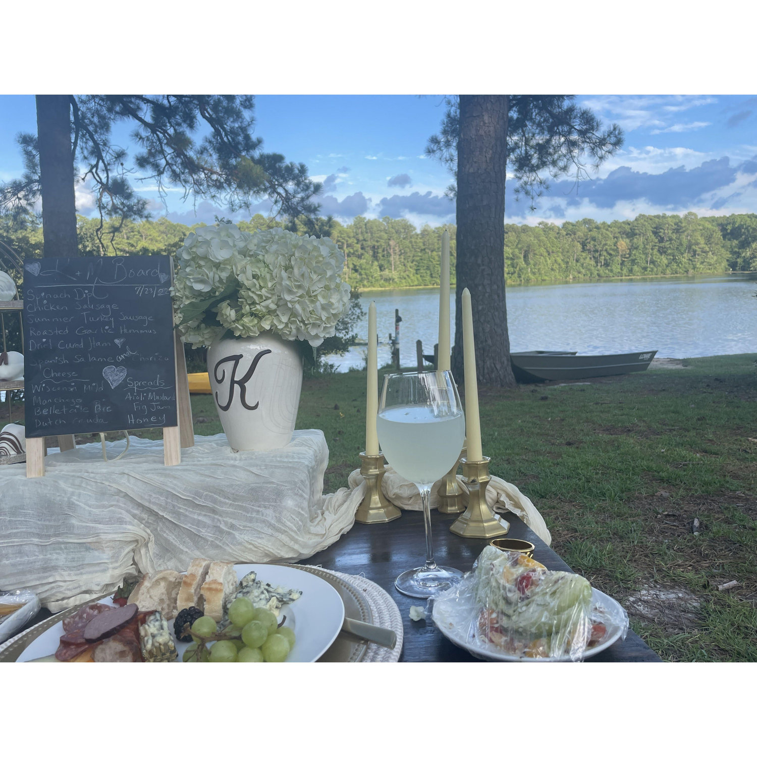 My first picnic! He created the most perfect day to celebrate my birthday.