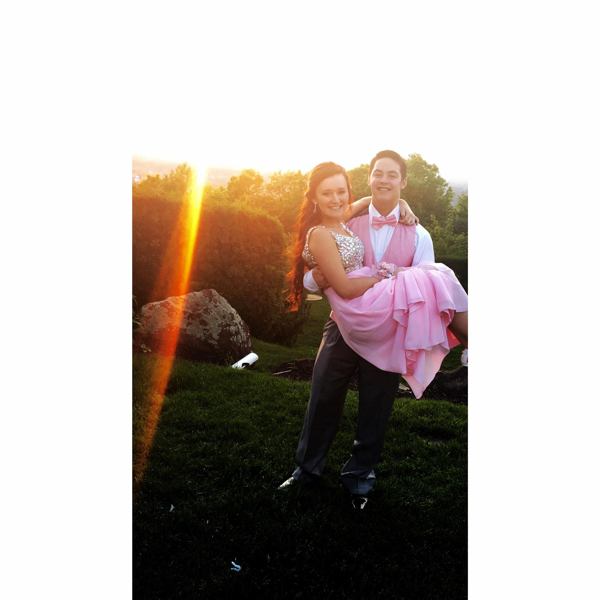 Nathan´s senior prom 2016
