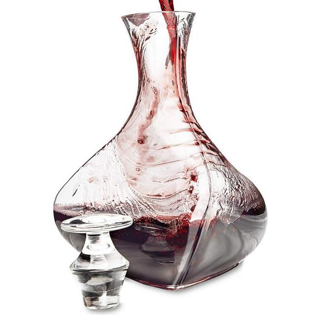 MULSTONE - Apericena Red Wine Decanters and Carafes Set | Genuine Lead-free Crystal | Wine Decanter Set| Wine Aerator | Wine Gifts | Wine Accessories