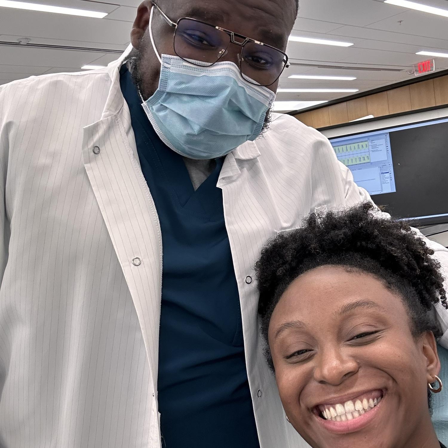 Michon's first dental exam with Dr. Reid!