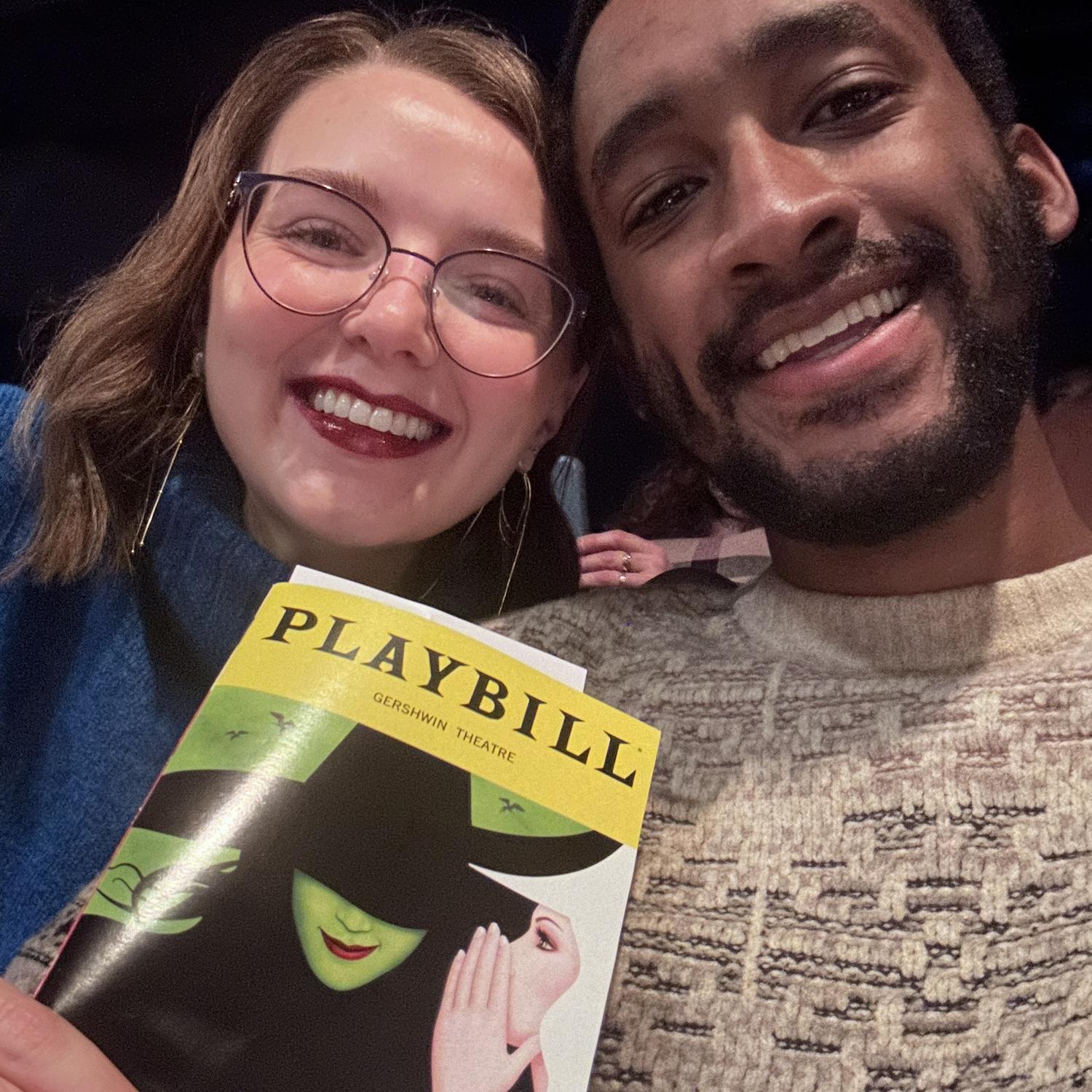 WICKED! on Broadway during a trip to NYC over Veterans Weekend.
