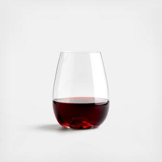 Lulie Stemless Red Wine Glass, Set of 4