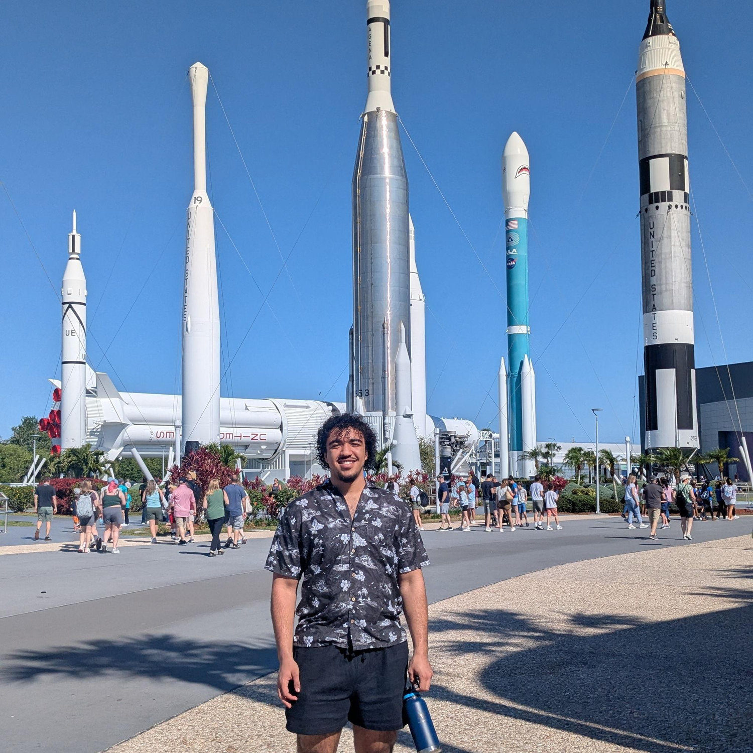 Drove through Disney traffic to get to the Kennedy Space Center because we're nerds