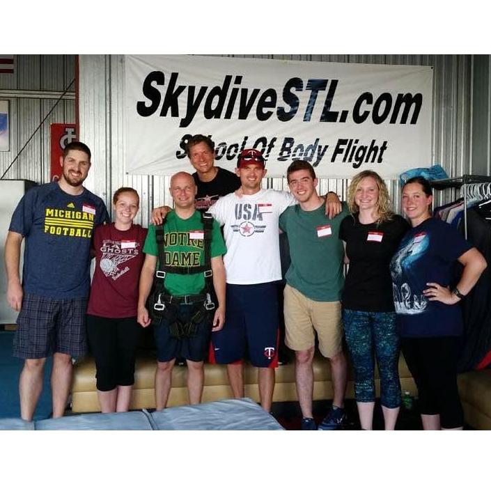 We've both been skydiving!