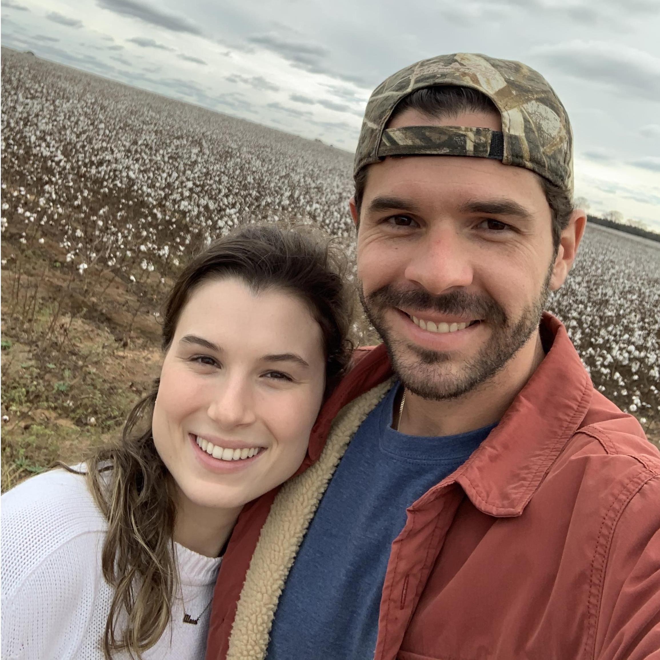 We spent Thanksgiving in Georgia and found this cottonfield.