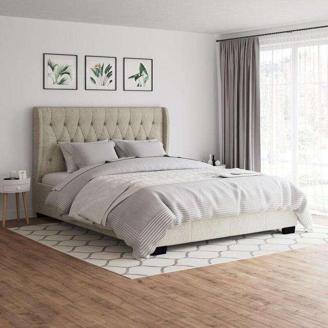 Aggelos Tufted Upholstered Low Profile Storage Bed