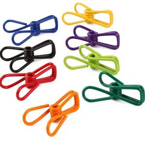 Clip Hook - Yueton Pack of 30 Multi-purpose Clothesline Utility Clips, Steel Wire Clips by Blovess