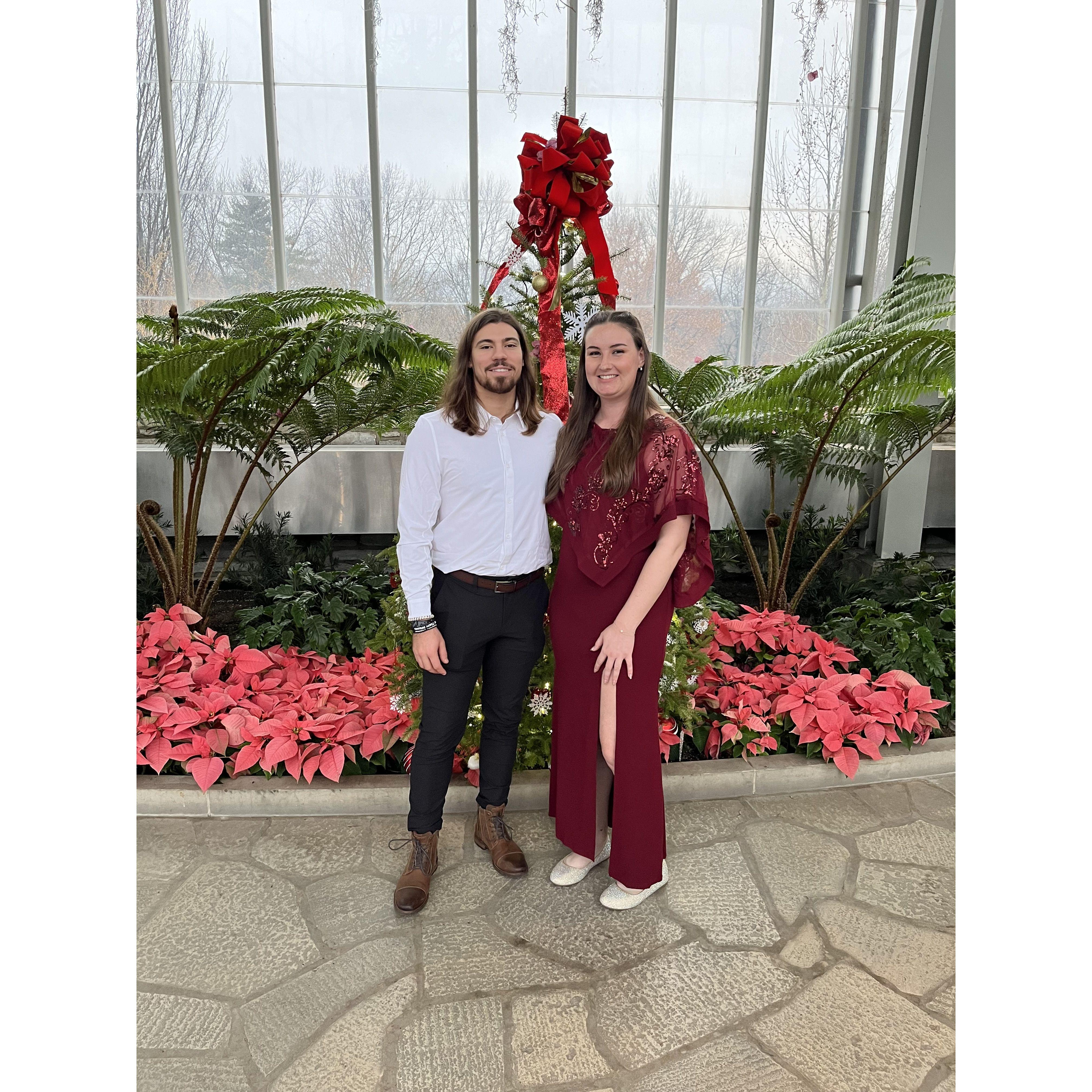 At Lorna's sister's wedding