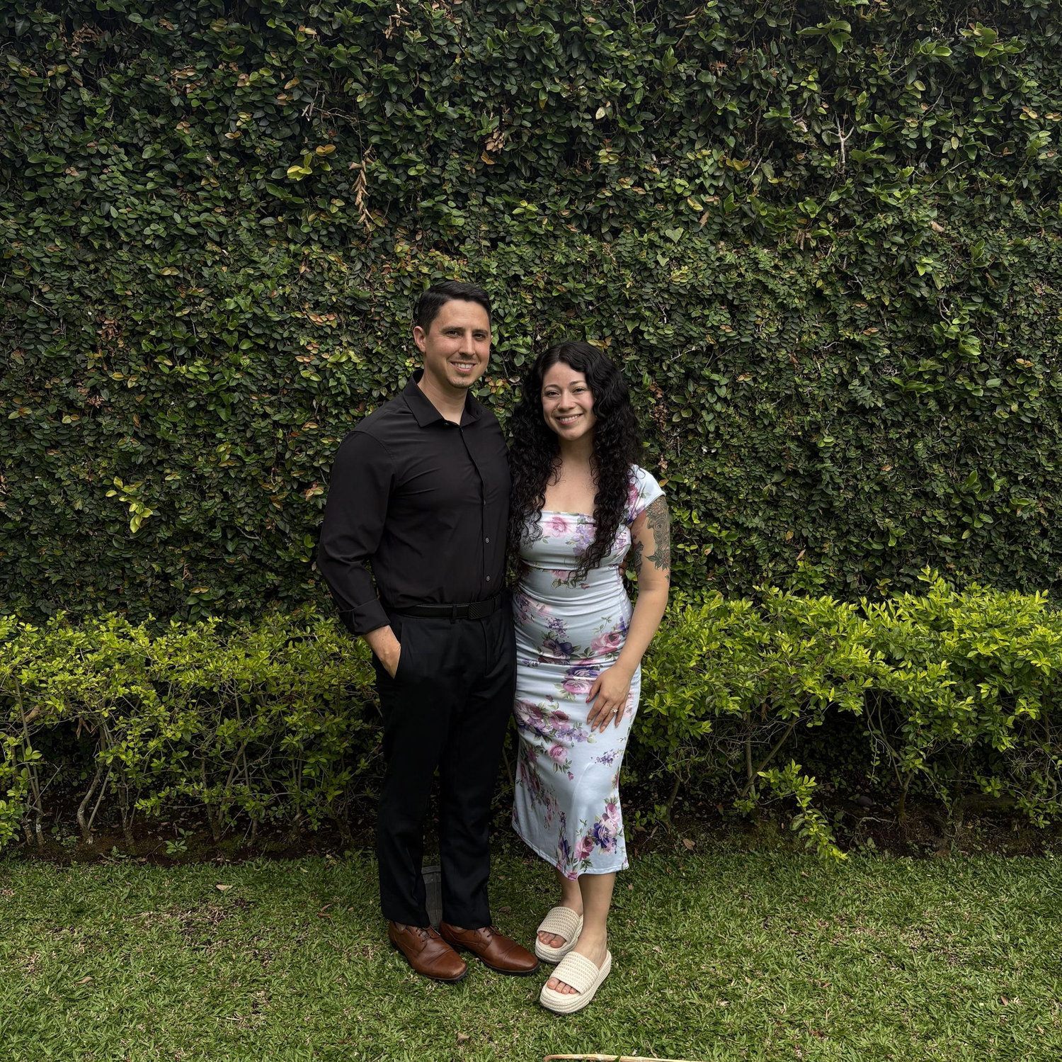 Enjoying the rest of our Costa Rica trip as fiancés.