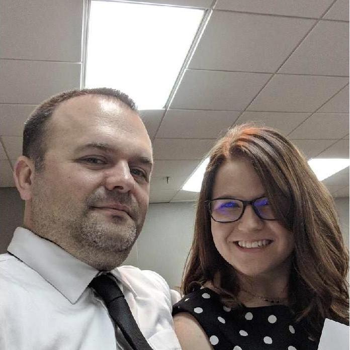 This was the first wedding we attended as a couple. We clean up pretty nice, eh?