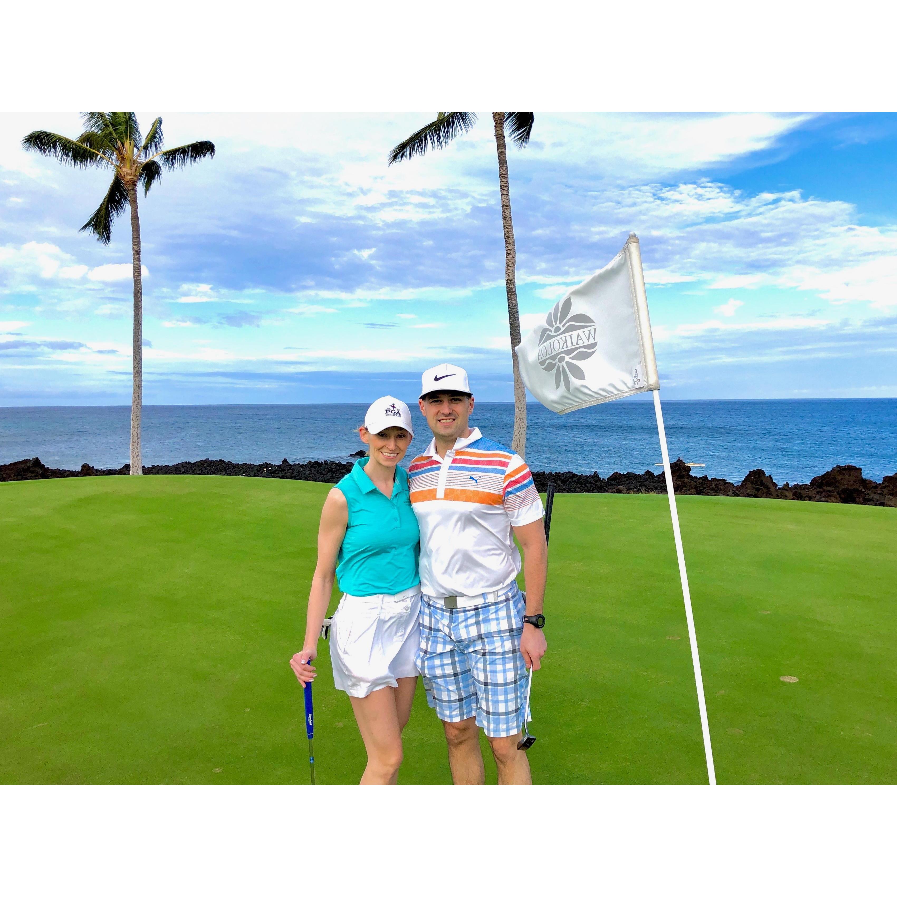Golf at Waikoloa on the Big Island