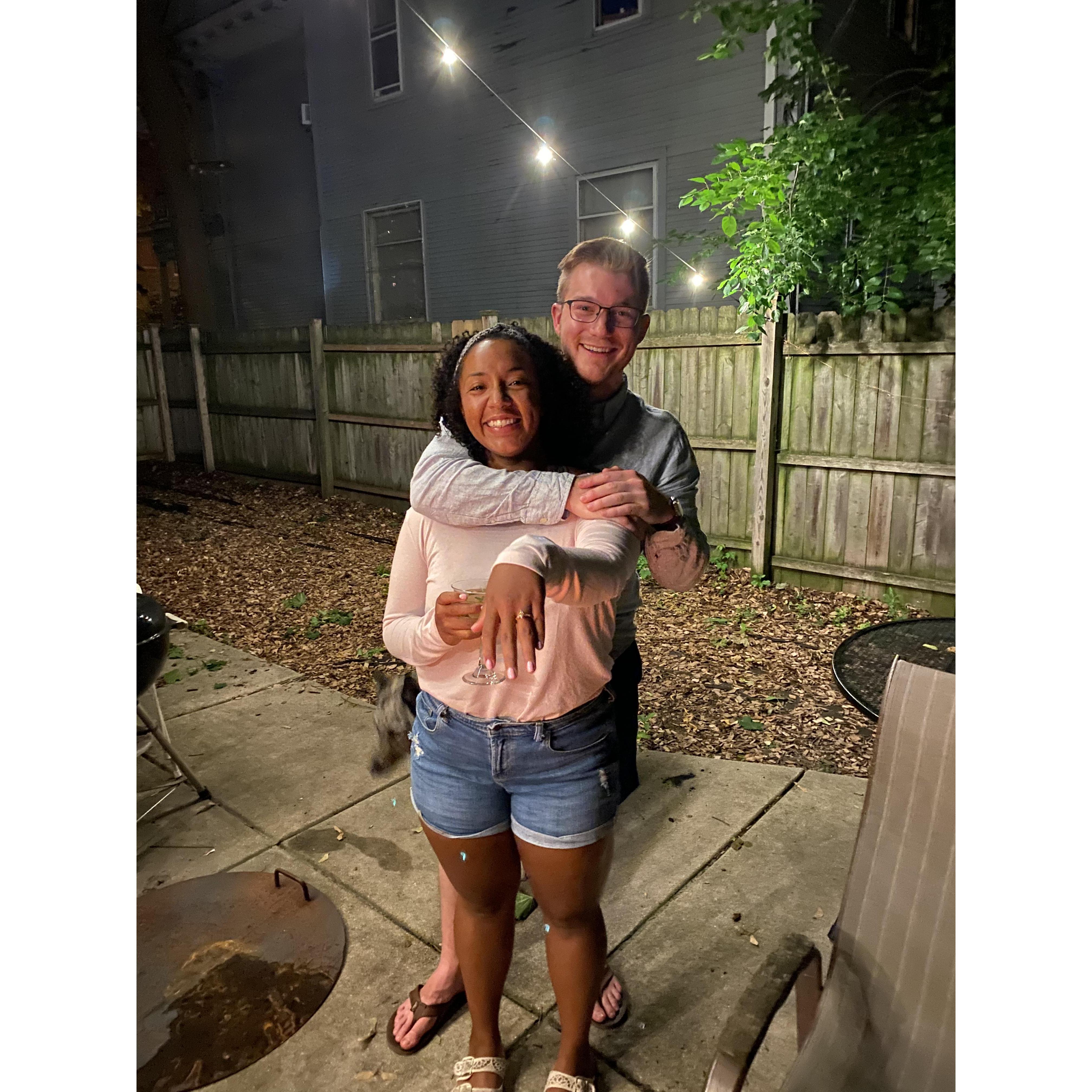 The night Kyle proposed!