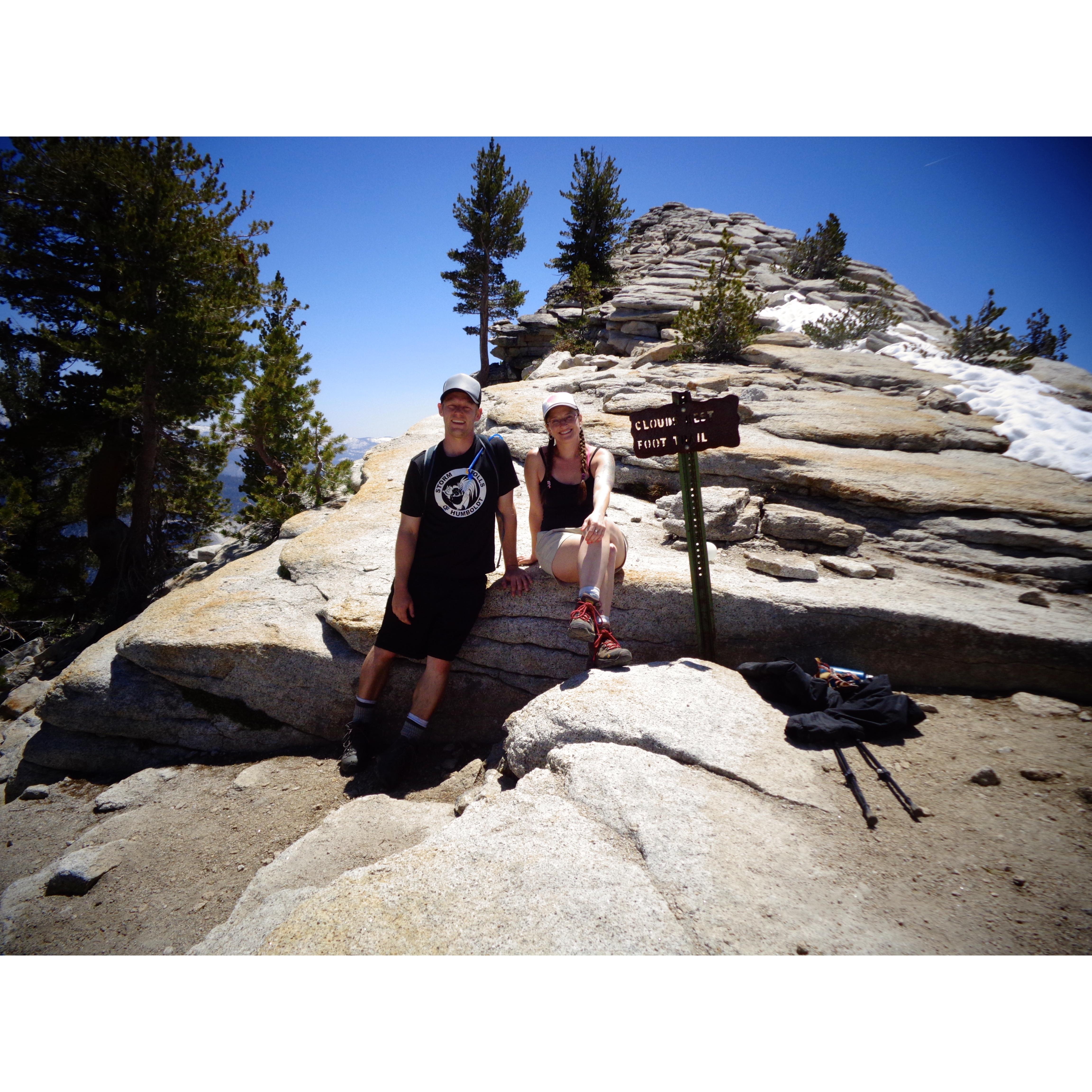 Cloud's Rest-Yosemite. Our first multi night backing trip.