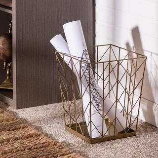 Coastal Decorative Wire Trash Can