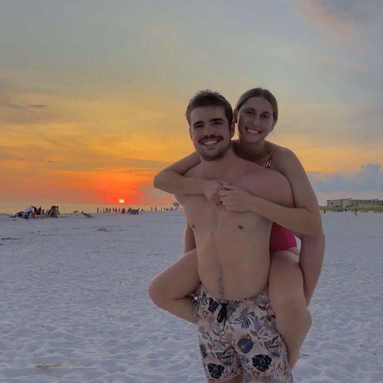 At the beach in Florida